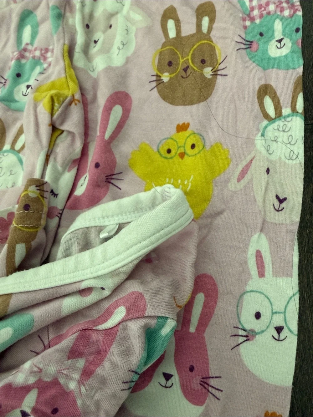 Little Sleepies Pink Pastel Parade Two-Piece Short Sleeve Pajama Set 3T
